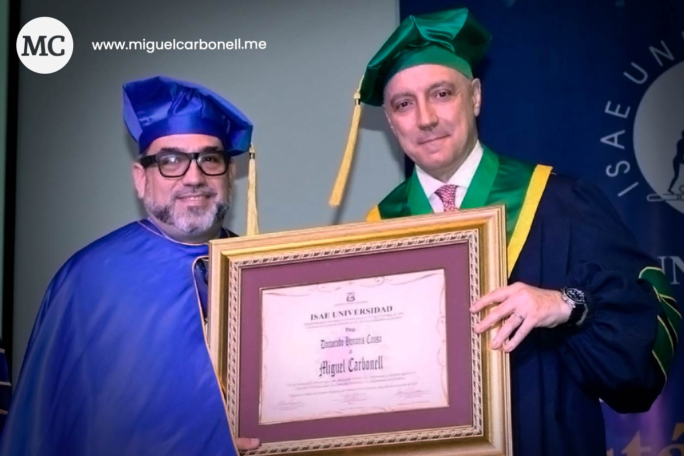 Discurso de Miguel Carbonell en la ceremonia de otorgamiento del ...